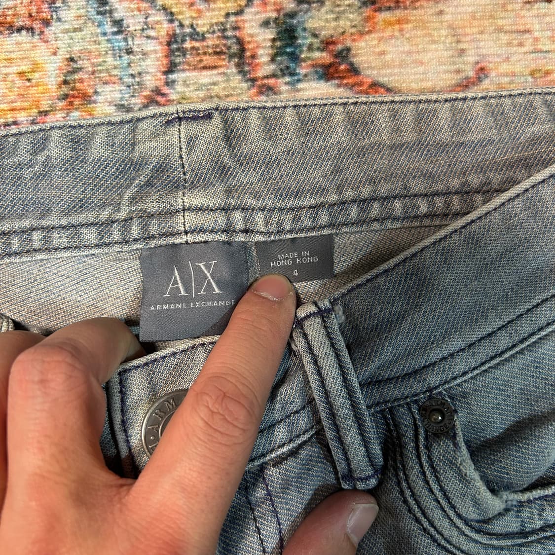 [27] 아르마니 익스체인지 부츠컷 데님팬츠 상품이미지4