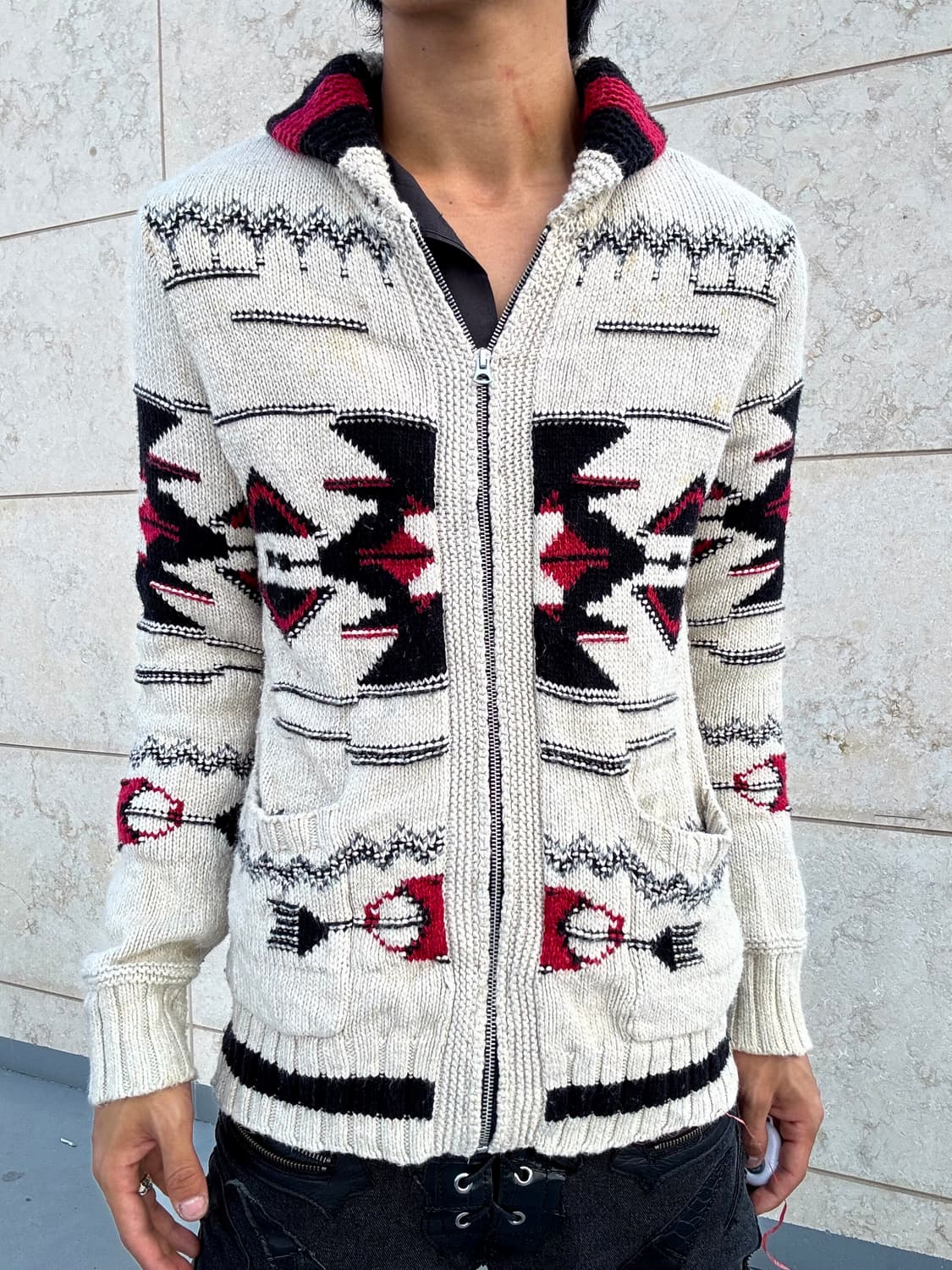 “Vintage” Nordic Cowichan Zip Up 상품이미지5