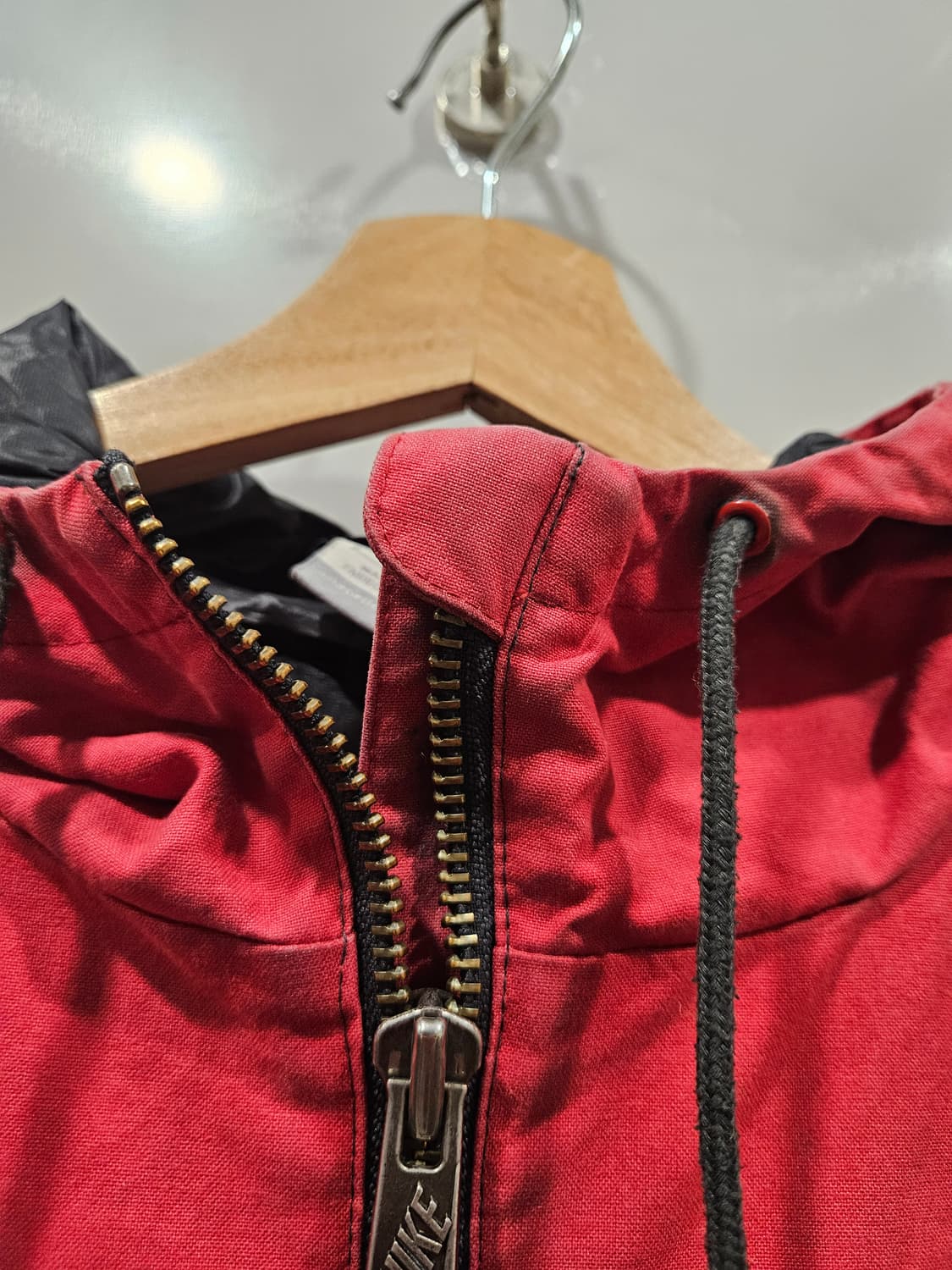 나이키 배색 울혼방 후드 집업 자켓 상품이미지4