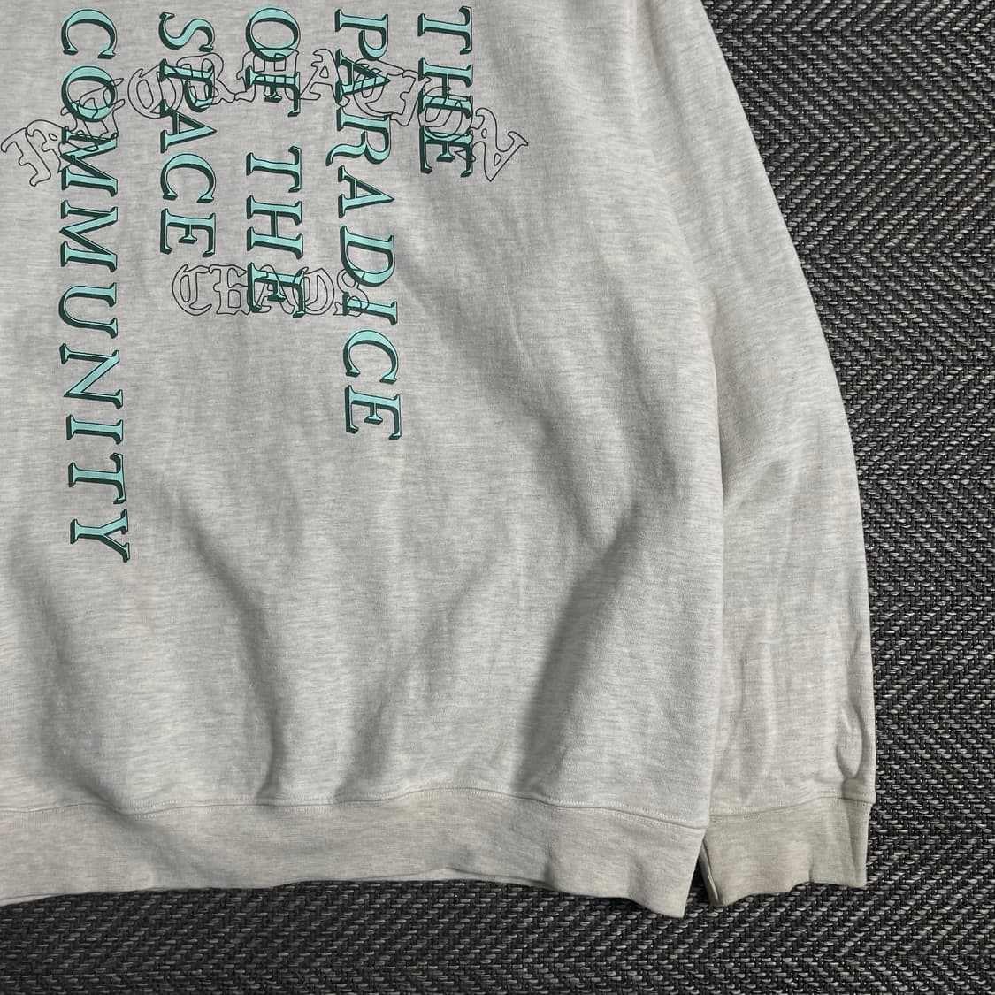 FUZZ 올드스쿨 박시핏 레터링 맨투맨y 3536 상품이미지3