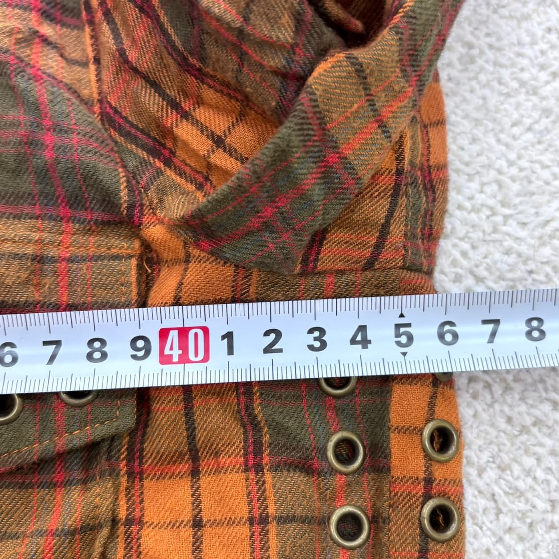 S 자딕앤볼테르 체크 패턴 플란넬 셔츠 0401E 상품이미지7