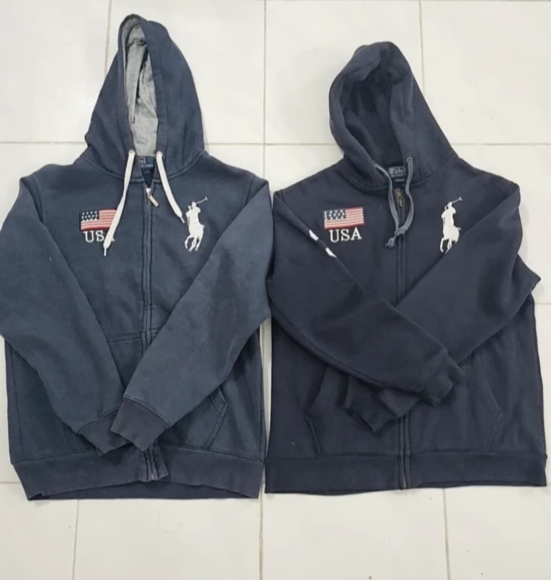 폴로 빅포니 성조기 후드집업 상품이미지1