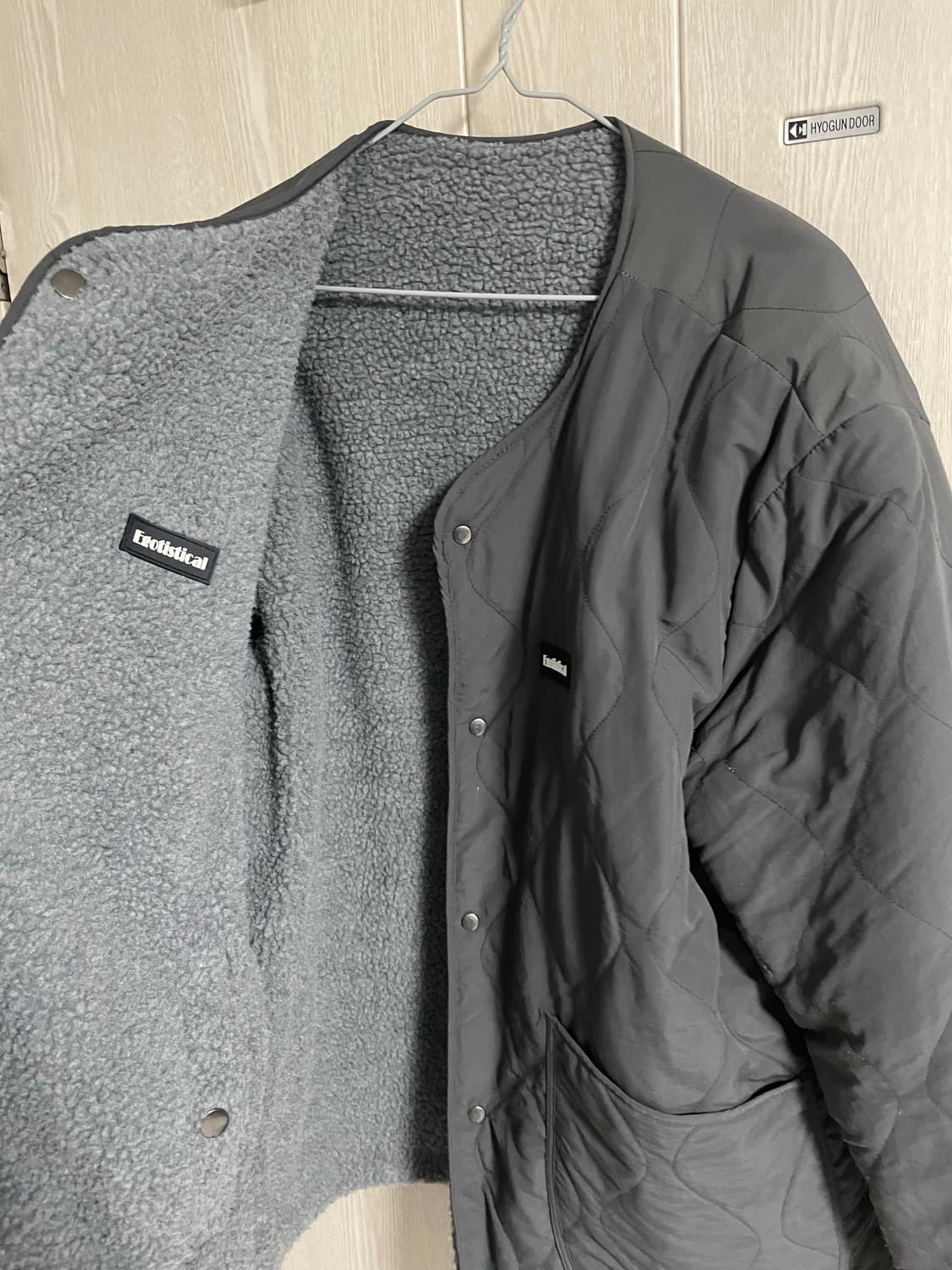 [110]파파프로 리버시블 후리스 자켓 상품이미지3