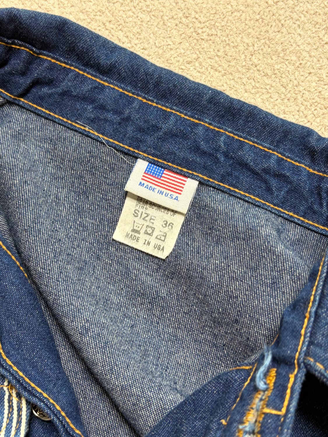 미국빈티지 데님자켓 상품이미지2