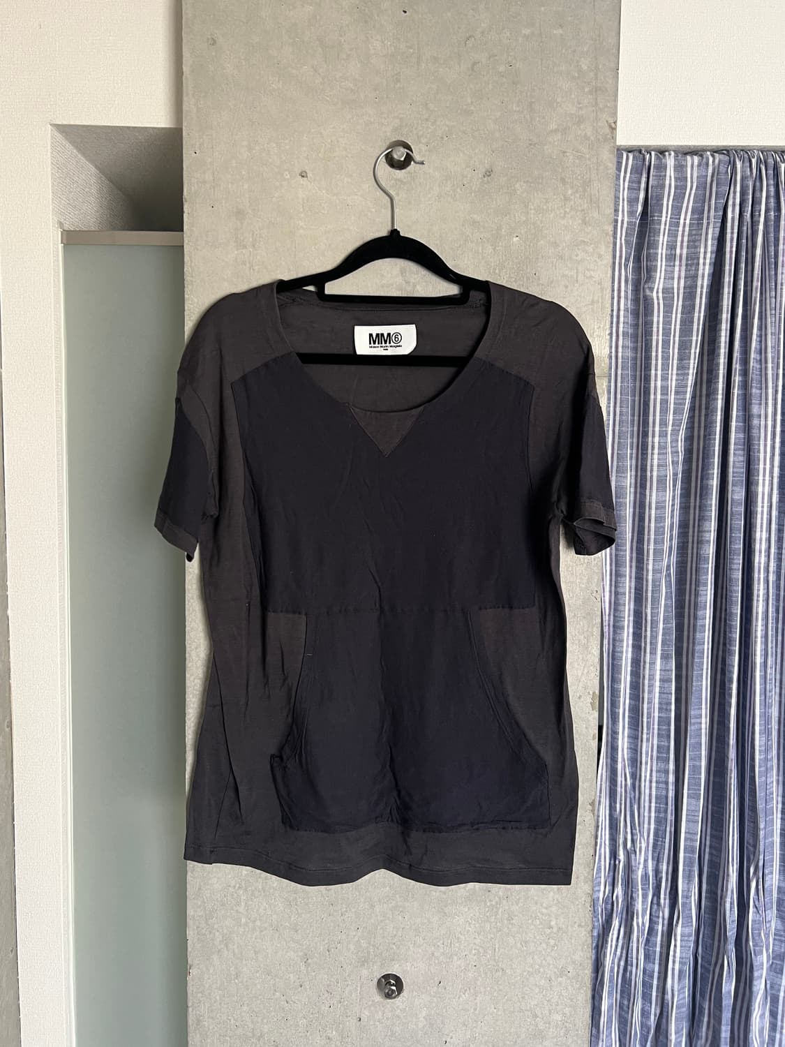 MM6 마르지엘라 블랙 반팔 상품이미지1