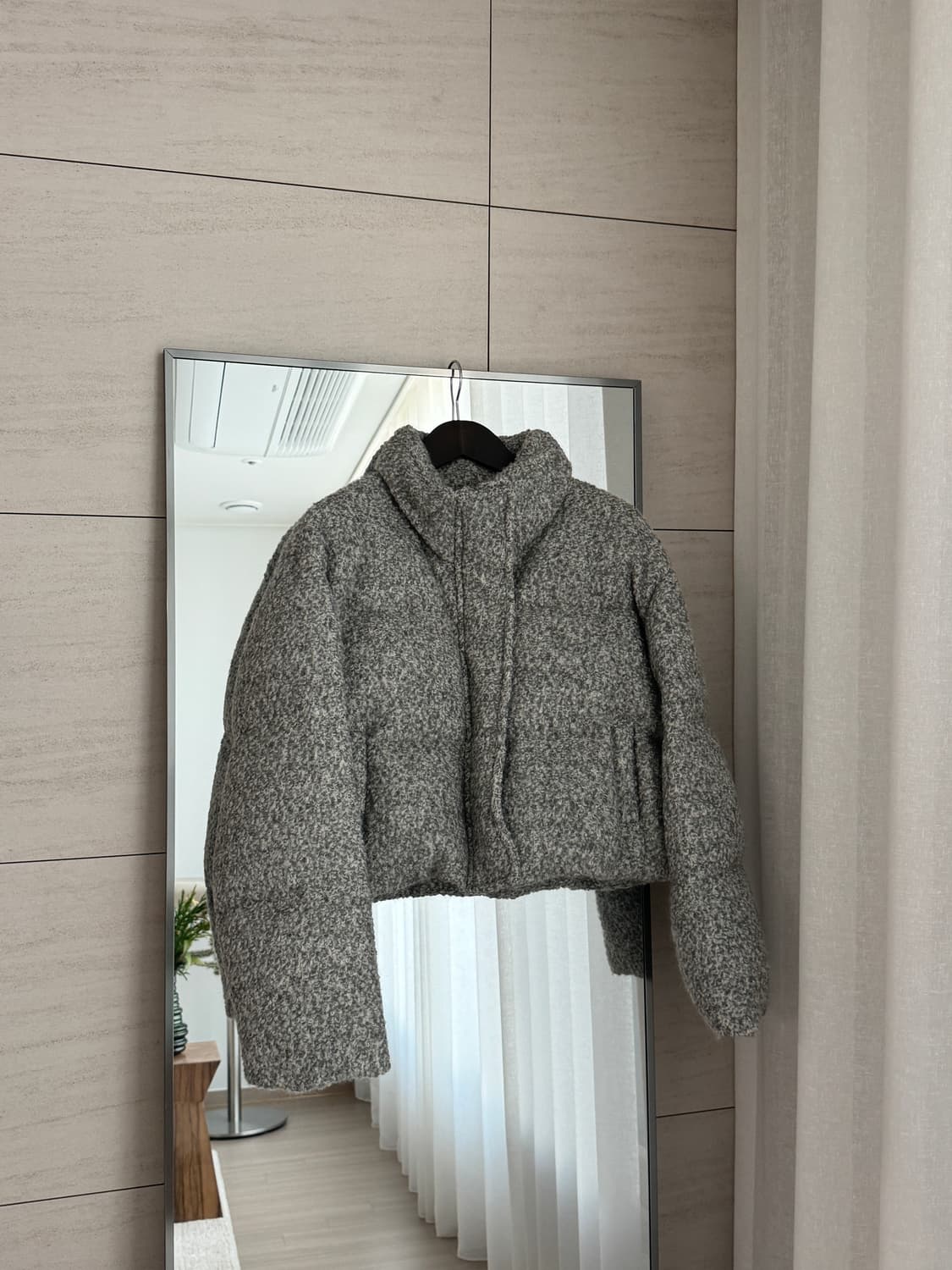 🖤 씨끌로에 부클 크롭 덕다운 패딩 상품이미지5