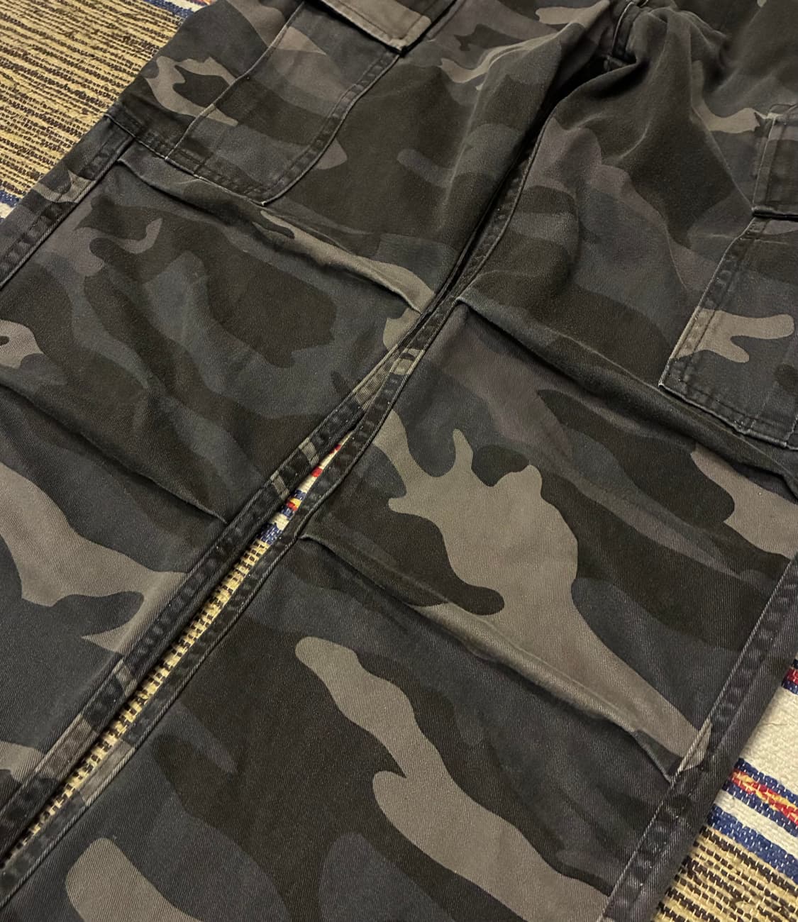 (30~32)AVIREX 아비렉스 그레이카모 워싱 치노 카고팬츠 상품이미지4