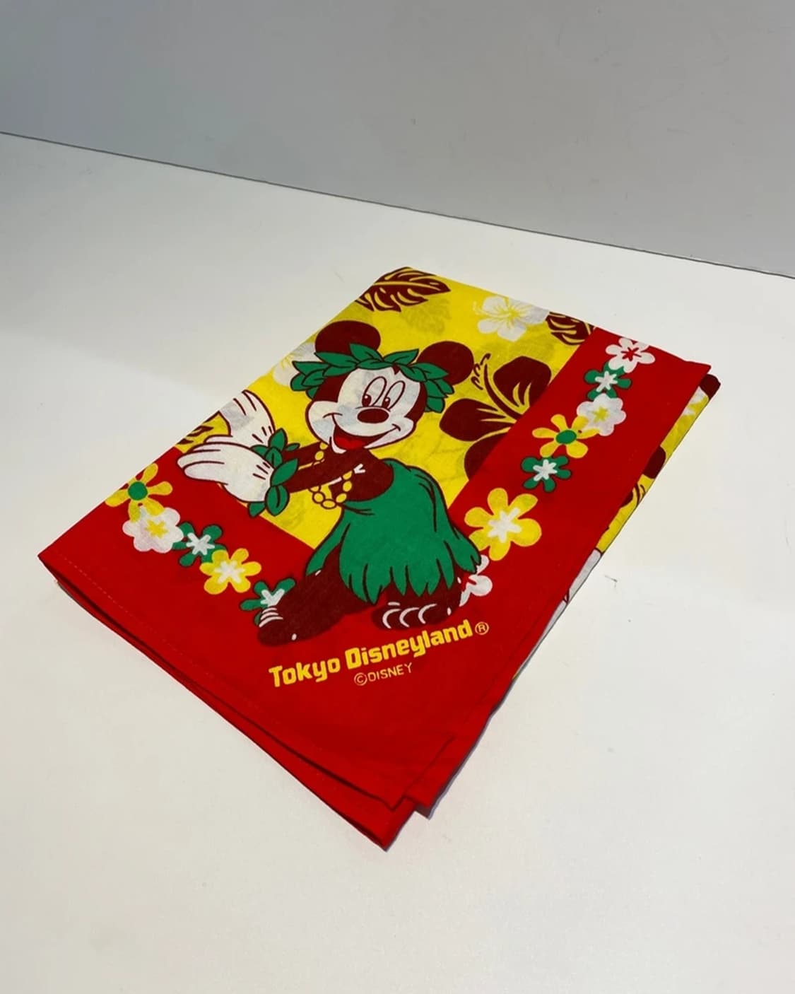 도쿄 디즈니 랜드 미키마우스 하와이안 쁘띠 손수건 A1366 상품이미지4