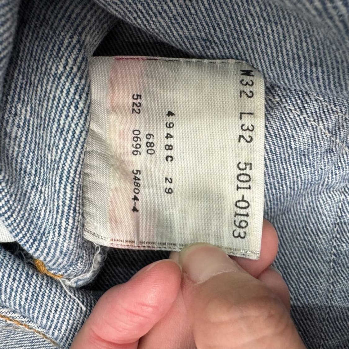 LEVI'S 501  W 32 L 32 상품이미지5