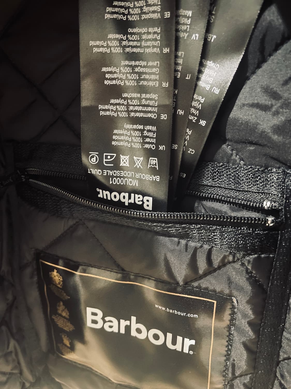 바버 리데스데일 퀼팅 남성 자켓   상품이미지5