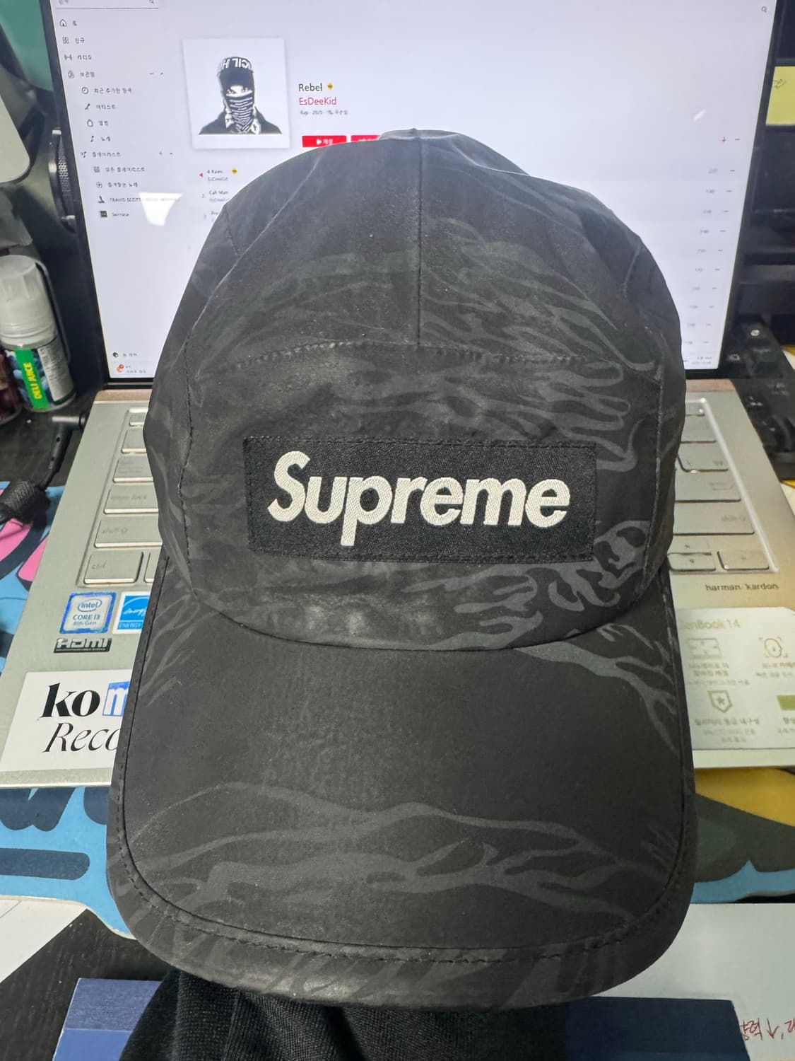 슈프림 타이거 카모 리플렉티브 캠프캡 상품이미지1