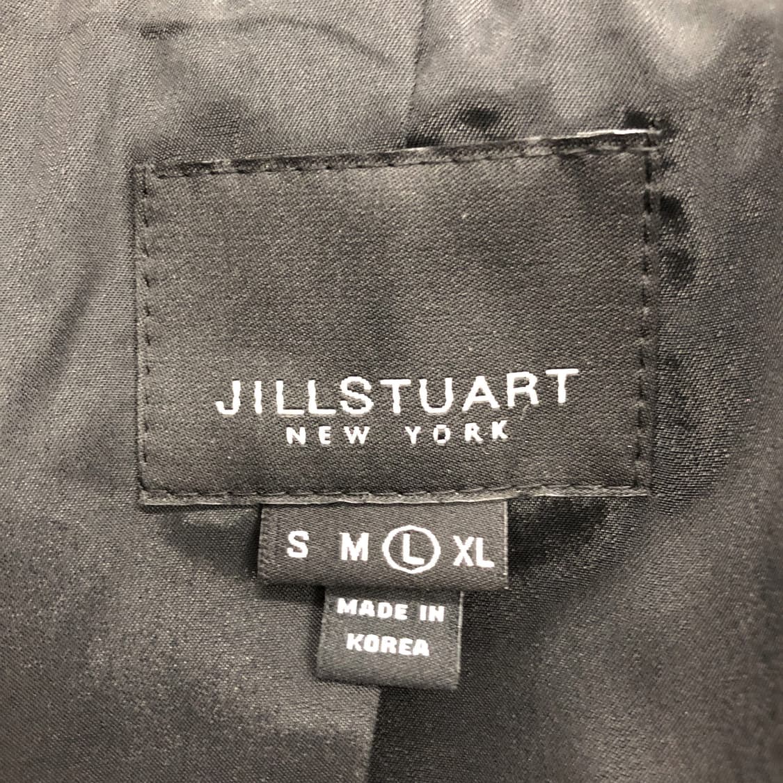 질스튜어트 뉴욕 히든 울 100% 체스터코트 L 슬림핏  상품이미지6