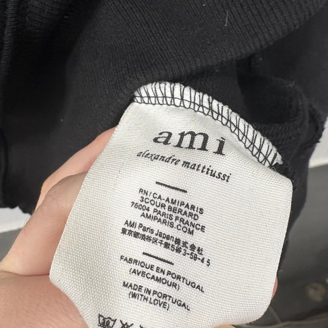 아미 스몰하트로고 후드집업 상품이미지5