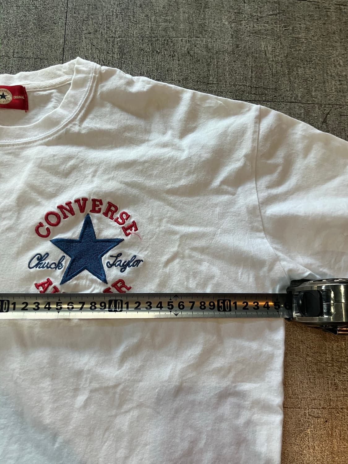 Converse 컨버스 올드스쿨스트릿 가슴로고 반팔티셔츠 상품이미지2