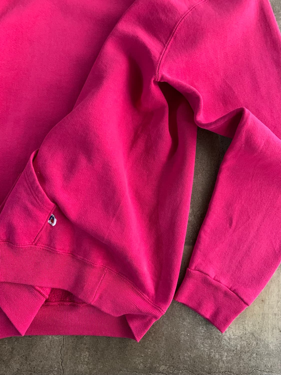 80s 러셀 애슬레틱 튜블러 스웻 후디 마젠타 상품이미지6