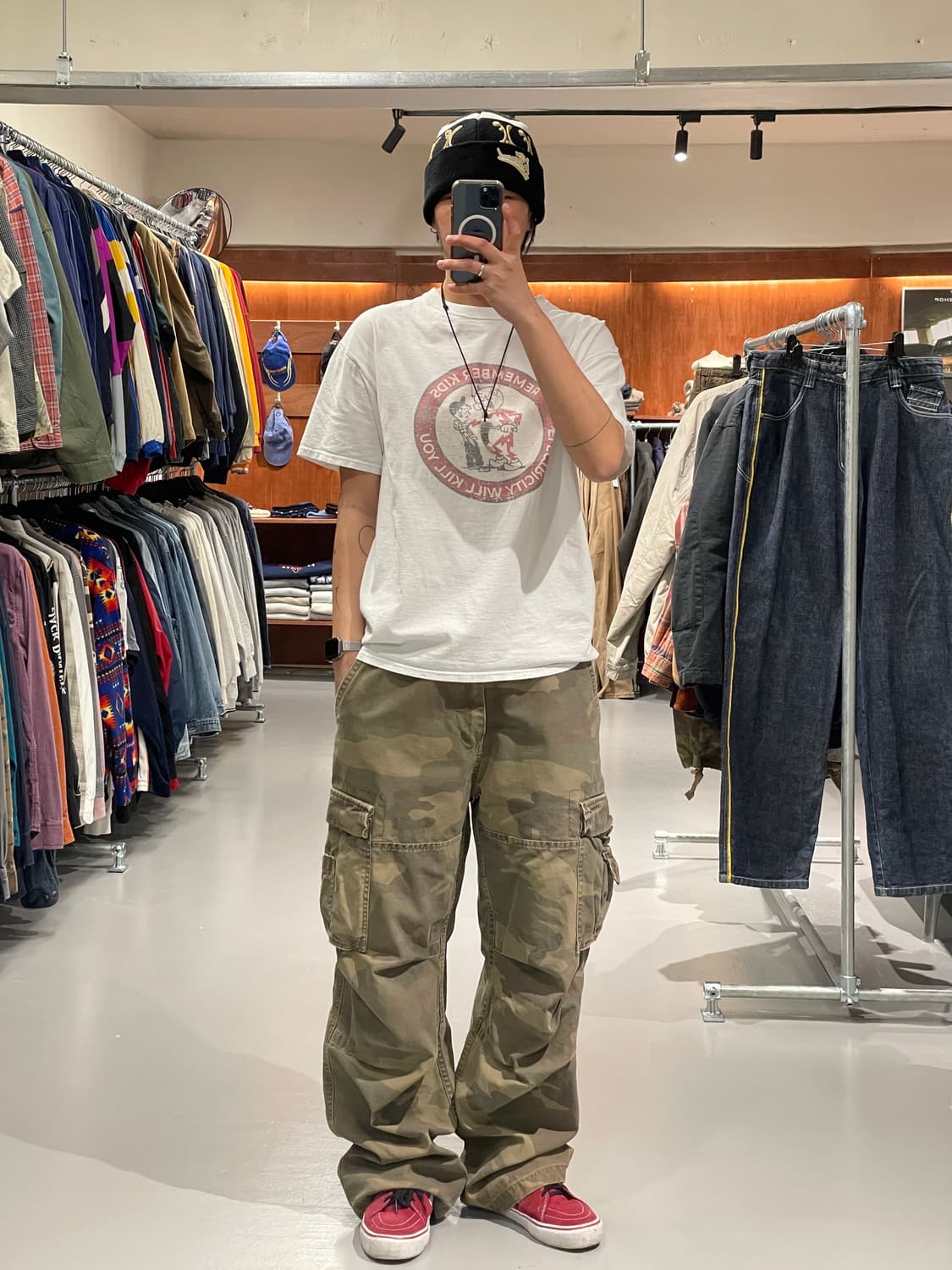 빈티지 카모플라주 카고 팬츠  상품이미지5