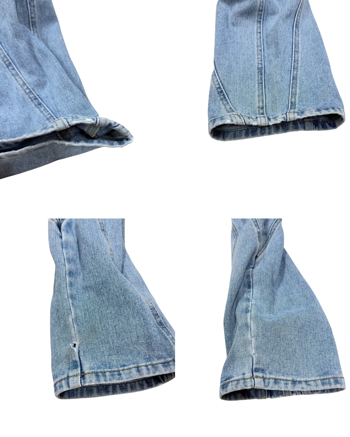 51퍼센트 터널 라이닝 트라우저 데님 팬츠 바지 라이트 블루 상품이미지6