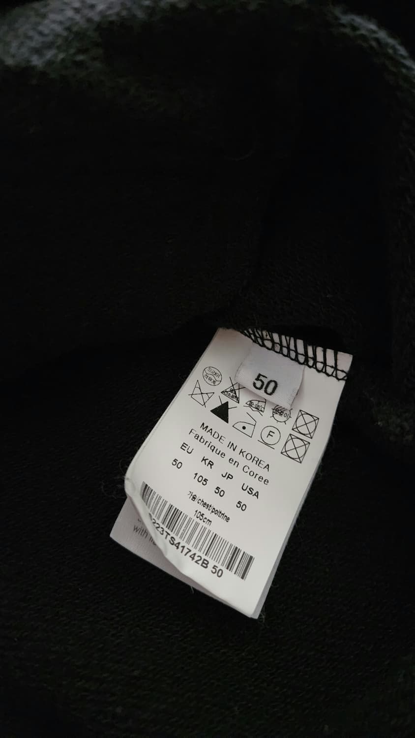 솔리드옴므 남성 하프집업 블랙 105 상품이미지4