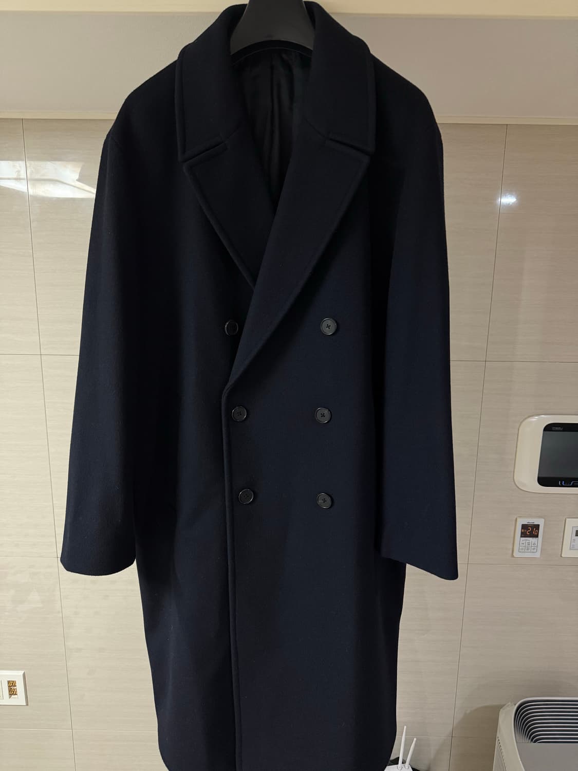 24/7 더블 코트 xl 갈색,네이비 상품이미지2