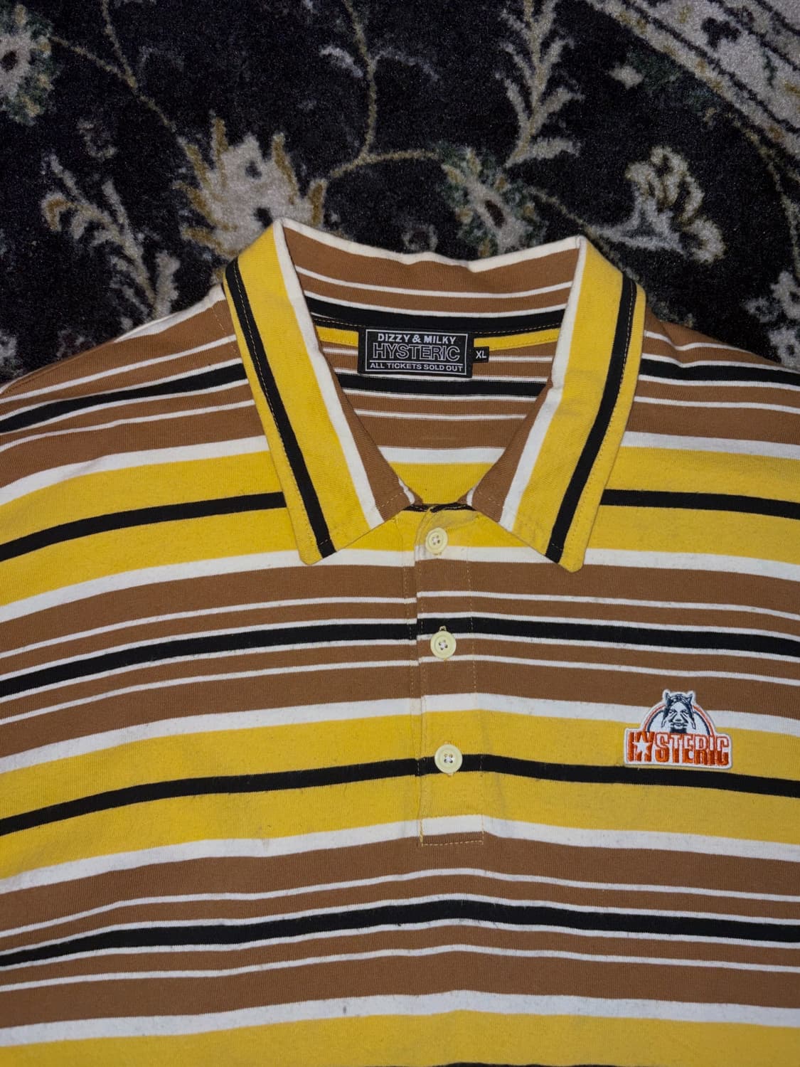 Hysteric Glamour 히스테릭글래머 멀티 보더 폴로티셔츠 상품이미지2