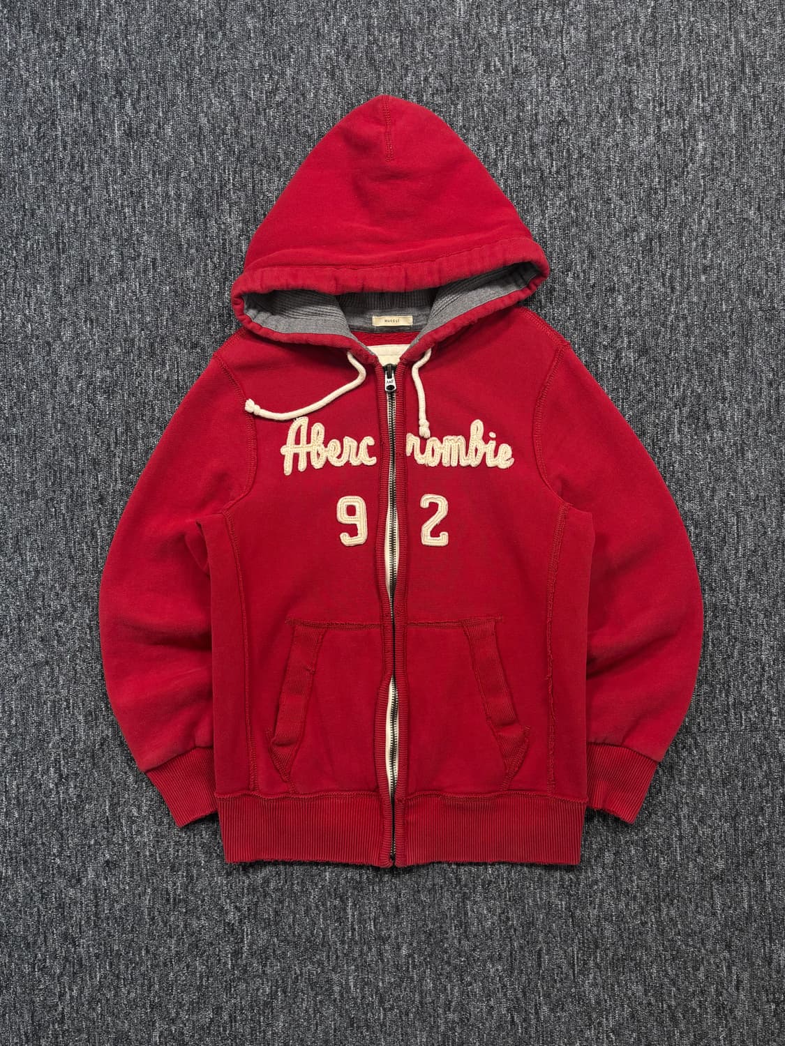 아베크롬비 레드 후드집업 상품이미지3