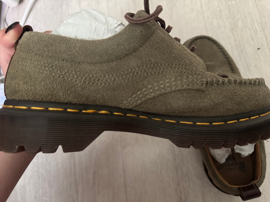 닥터마틴 로웰 스웨이드 올리브 250 상품이미지5