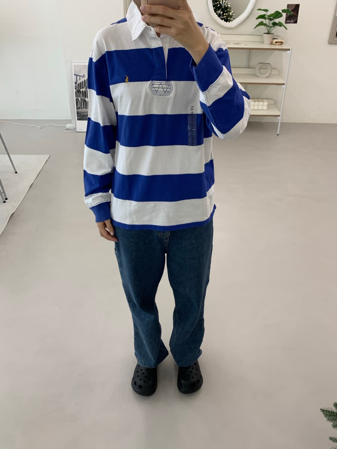 폴로 랄프로렌 보이즈 긴팔 럭비 카라티 XL(20) 상품이미지7