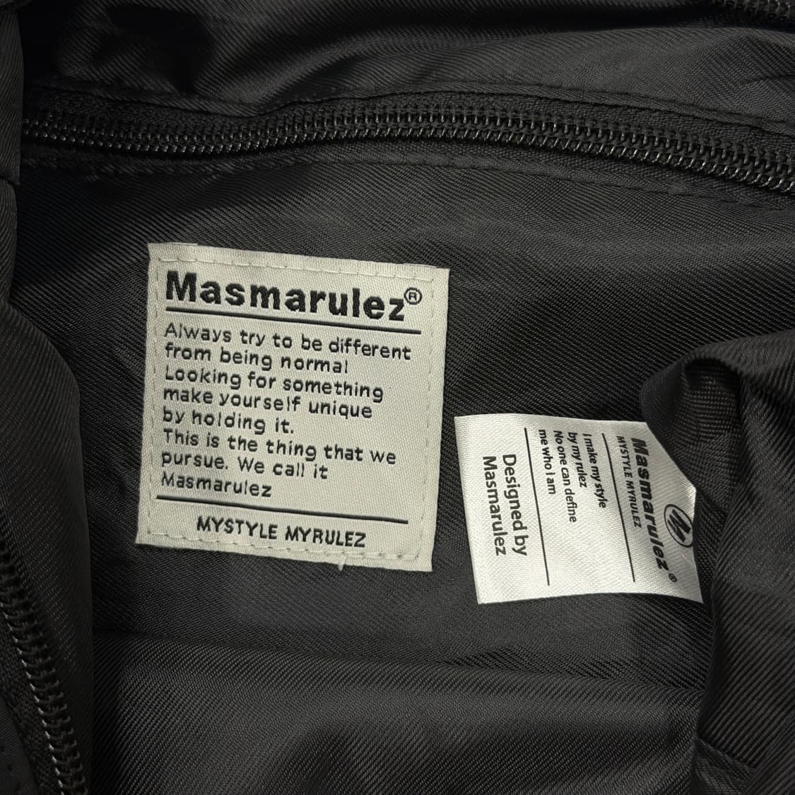 마스마룰즈 나일론 크로스백 가방 블랙 상품이미지4