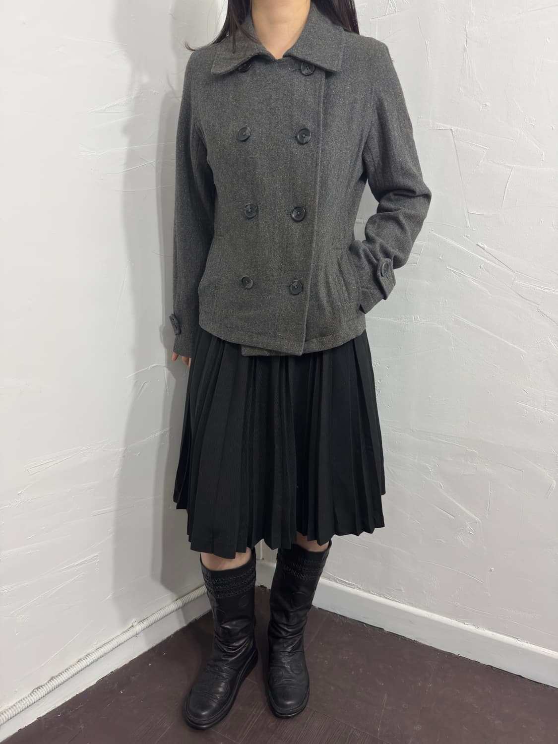 remus button wool jacket 상품이미지4