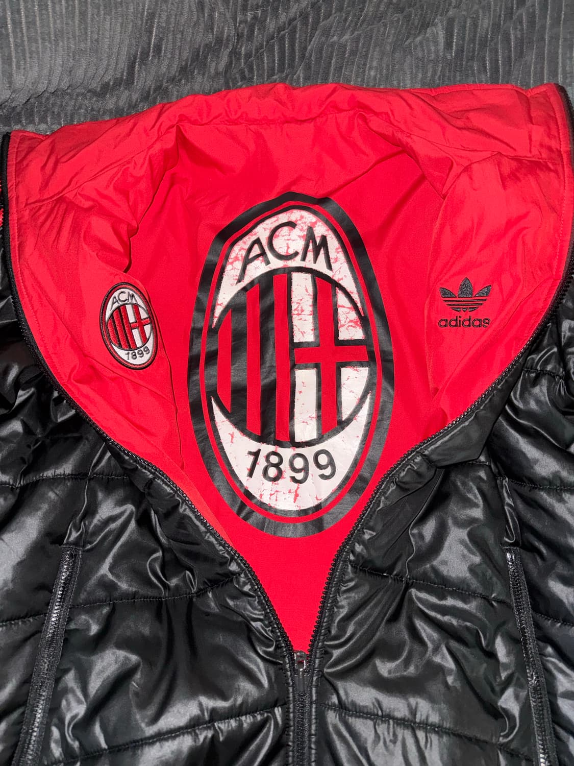 아디다스 ac밀란 경량패딩 상품이미지3