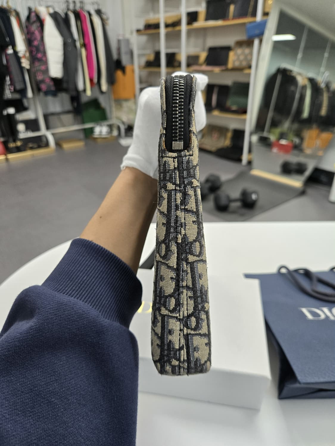 [A급컨디션]디올 오블리크 아이패드 클러치백 상품이미지3