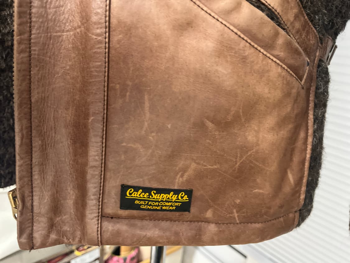 CALEE 레더 스포츠 자켓 M 상품이미지4