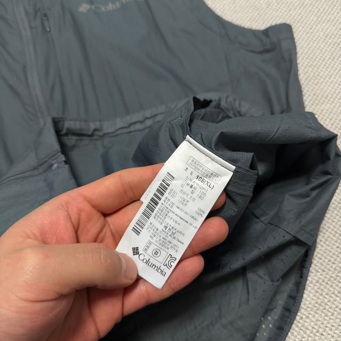 컬럼비아 옴니 쉴드 경량 바람막이 조끼 상품이미지3