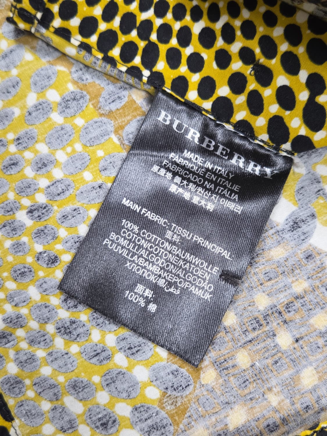 [버버리 프로섬] 기하학 서클 패턴 반팔 셔츠 | S00059 상품이미지4