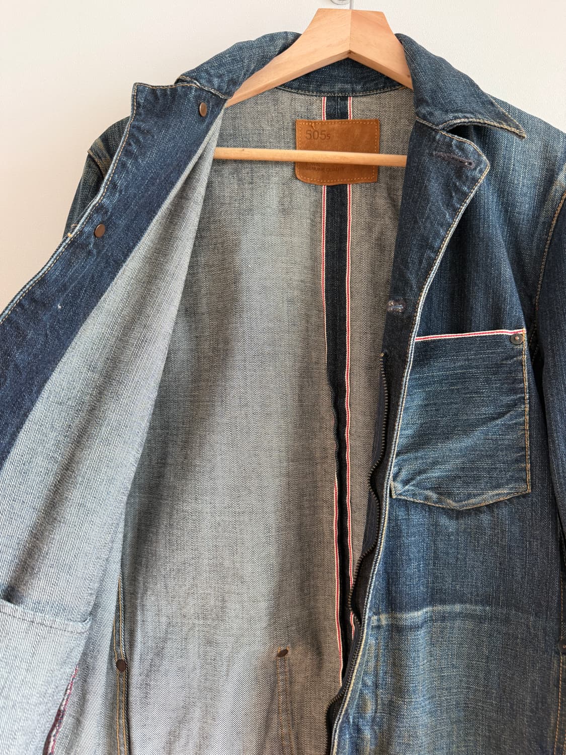 에드윈(EDWIN) 데님 셀비지 커버울 상품이미지8