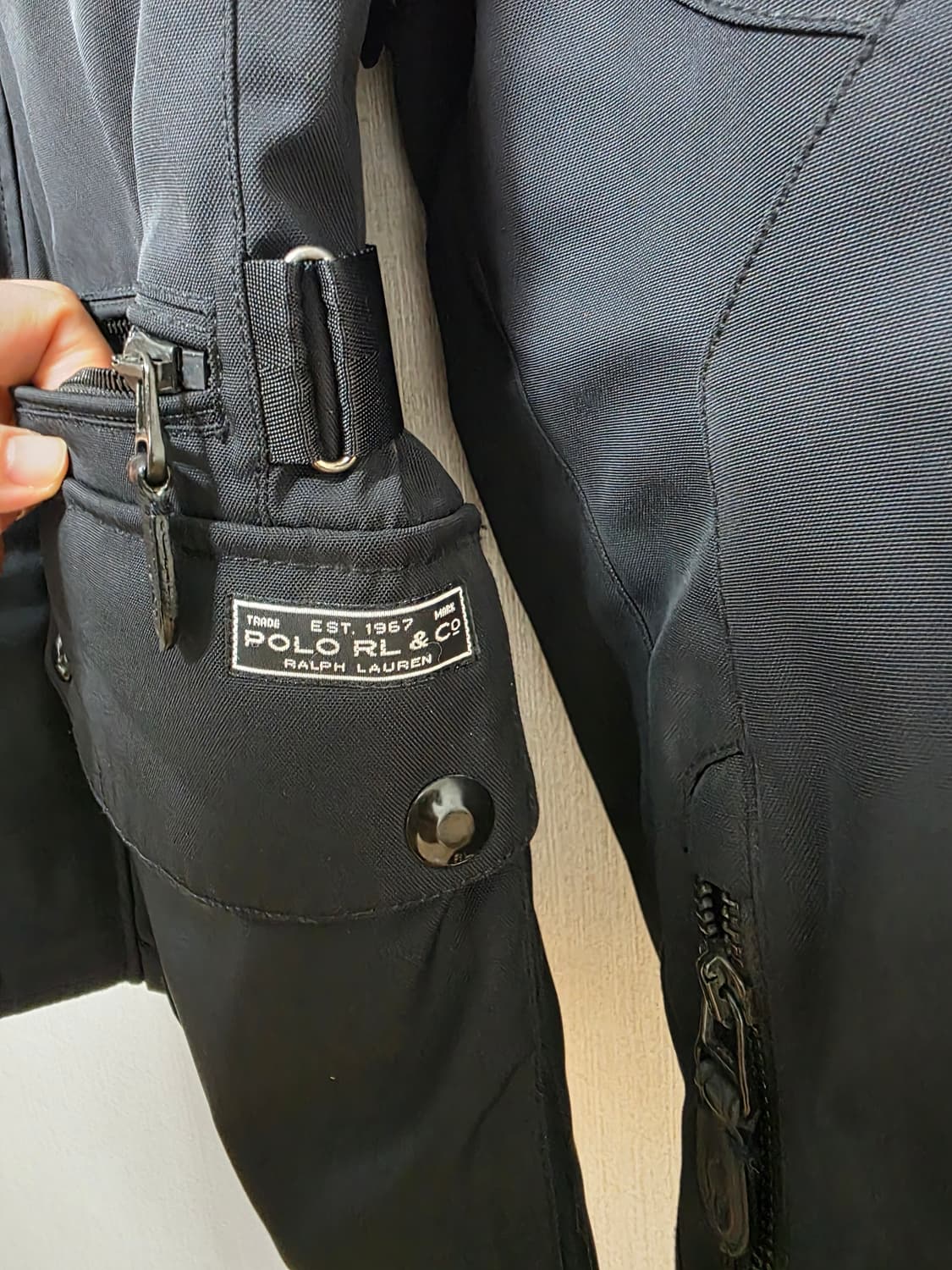 폴로 랄프로렌 모터사이클 레더자켓 s 상품이미지2