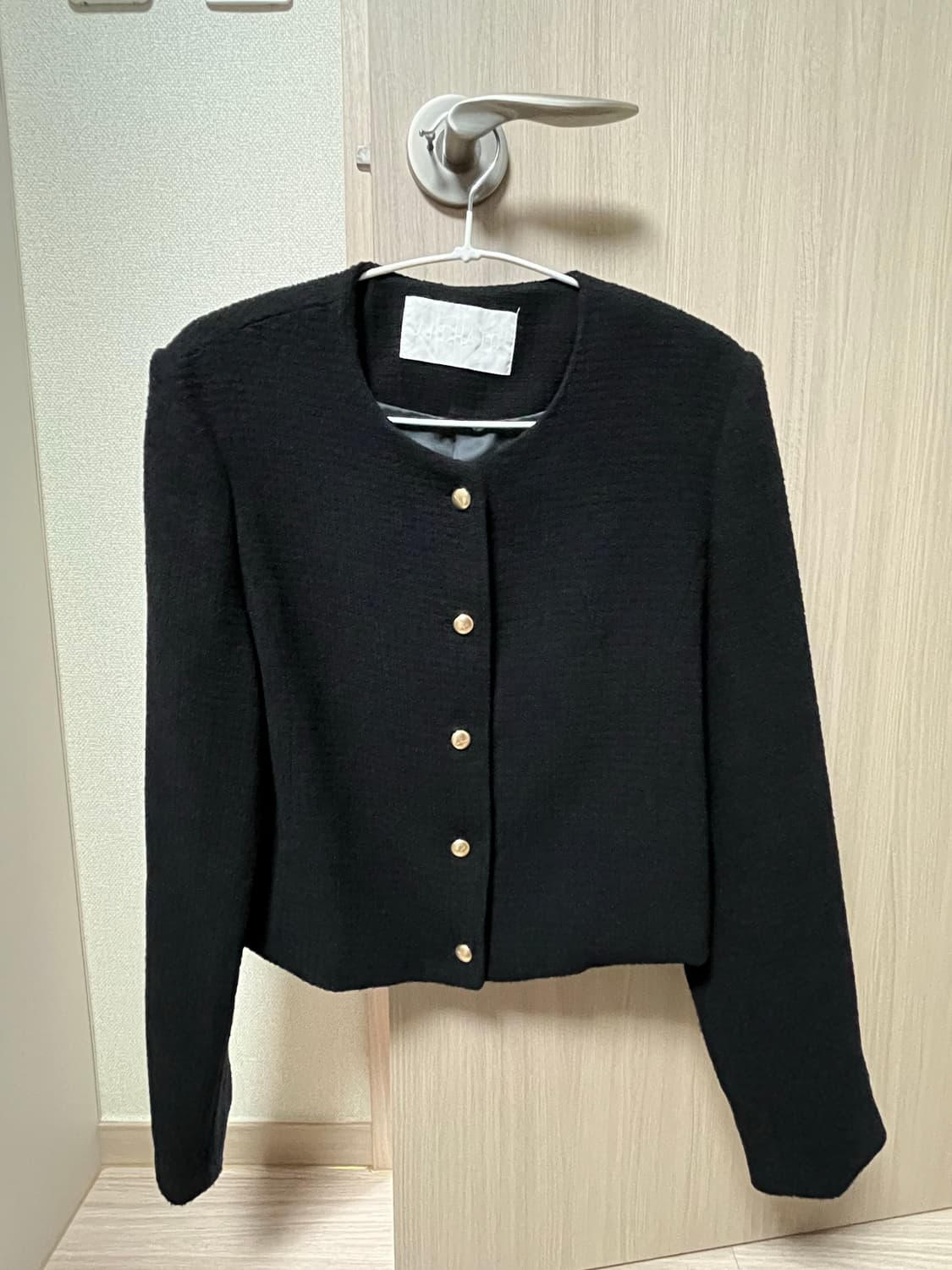 아르카익 sunset tweed jacket_black 상품이미지8