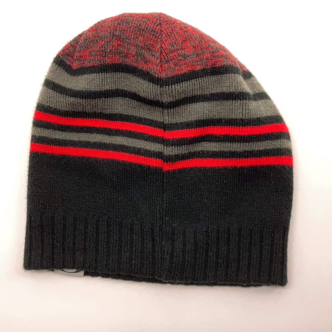 오클리 스트라이프 니트 비니 블랙 레드 상품이미지2
