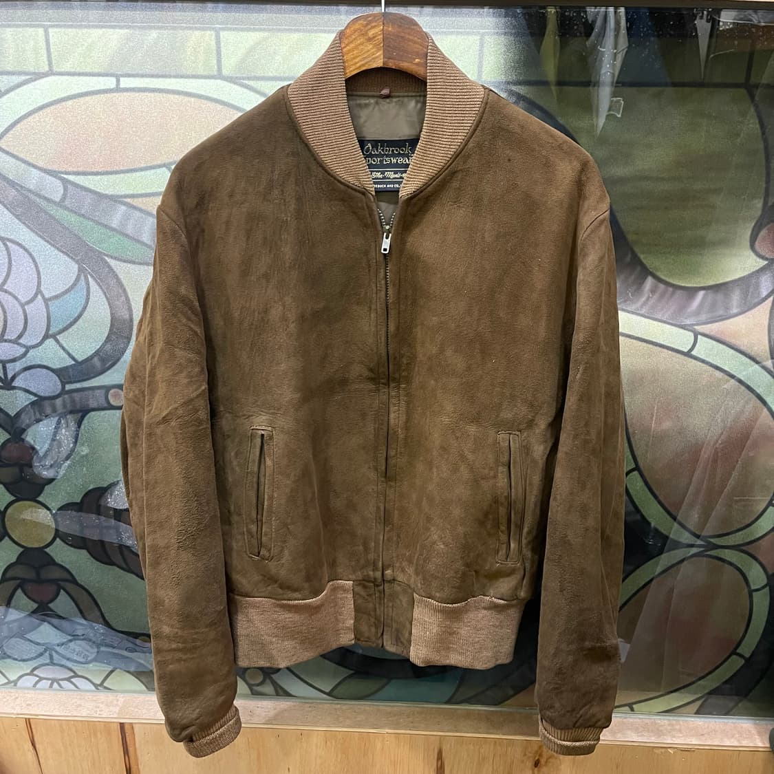80's~90's vintage suede jacket 상품이미지1
