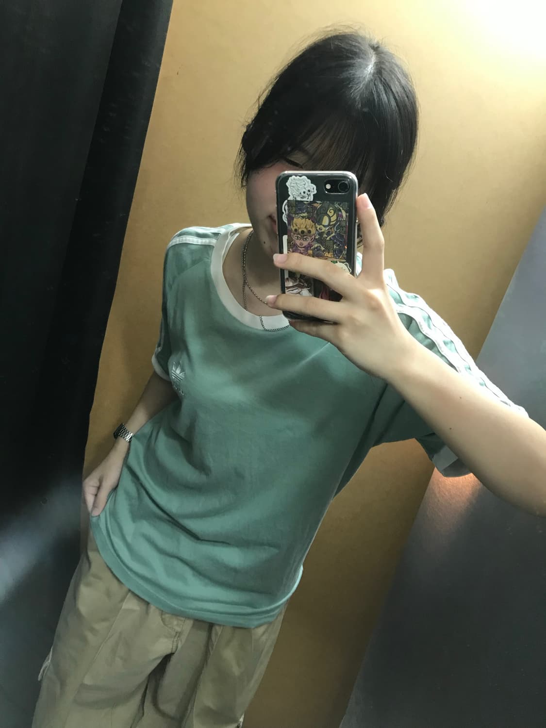 아디다스 민트색 링거 반팔티 상품이미지4