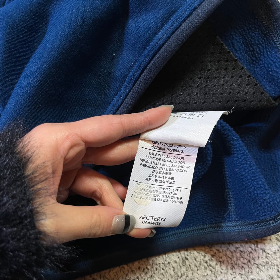 아크테릭스 우먼 폴리 기모 후디 집업 상품이미지4