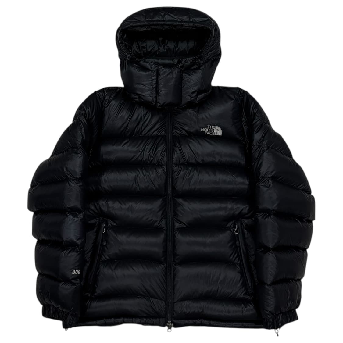 노스페이스 빈티지 메트로 800 유광 후드 패딩 블랙 L 100 상품이미지1