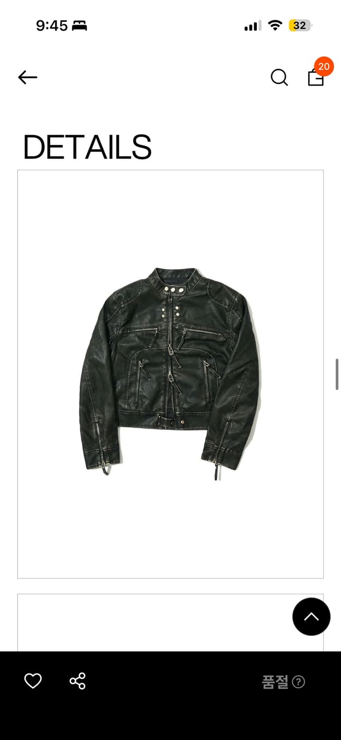 파르티멘토 우먼 WASHED LEATHER BIKER JACKET_BLA 상품이미지1