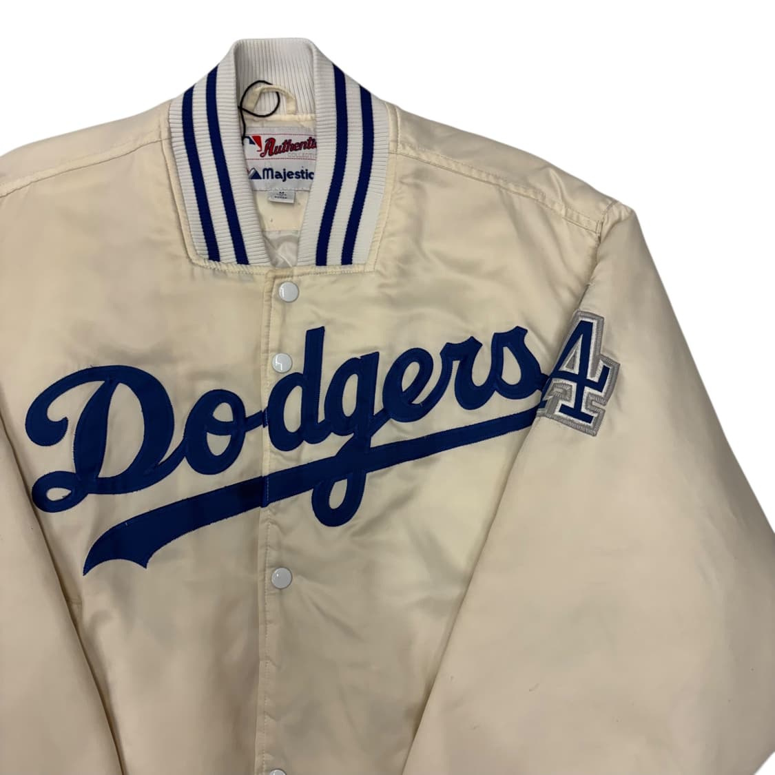 마제스틱 LA 다저스 화이트 바시티 자켓 M 상품이미지2