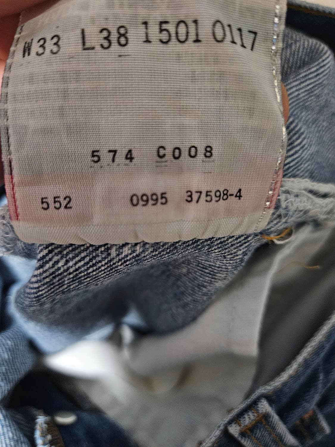 90s usa levis 501 33x38 리바이스 빈티지 상품이미지9