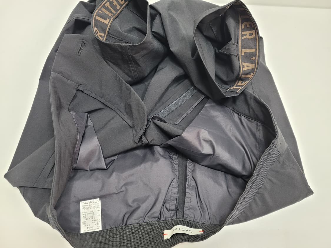 래트바이티 21SS 뒷밴딩 와이드핏 슬랙스 팬츠 / 여 64 블랙 
 상품이미지7