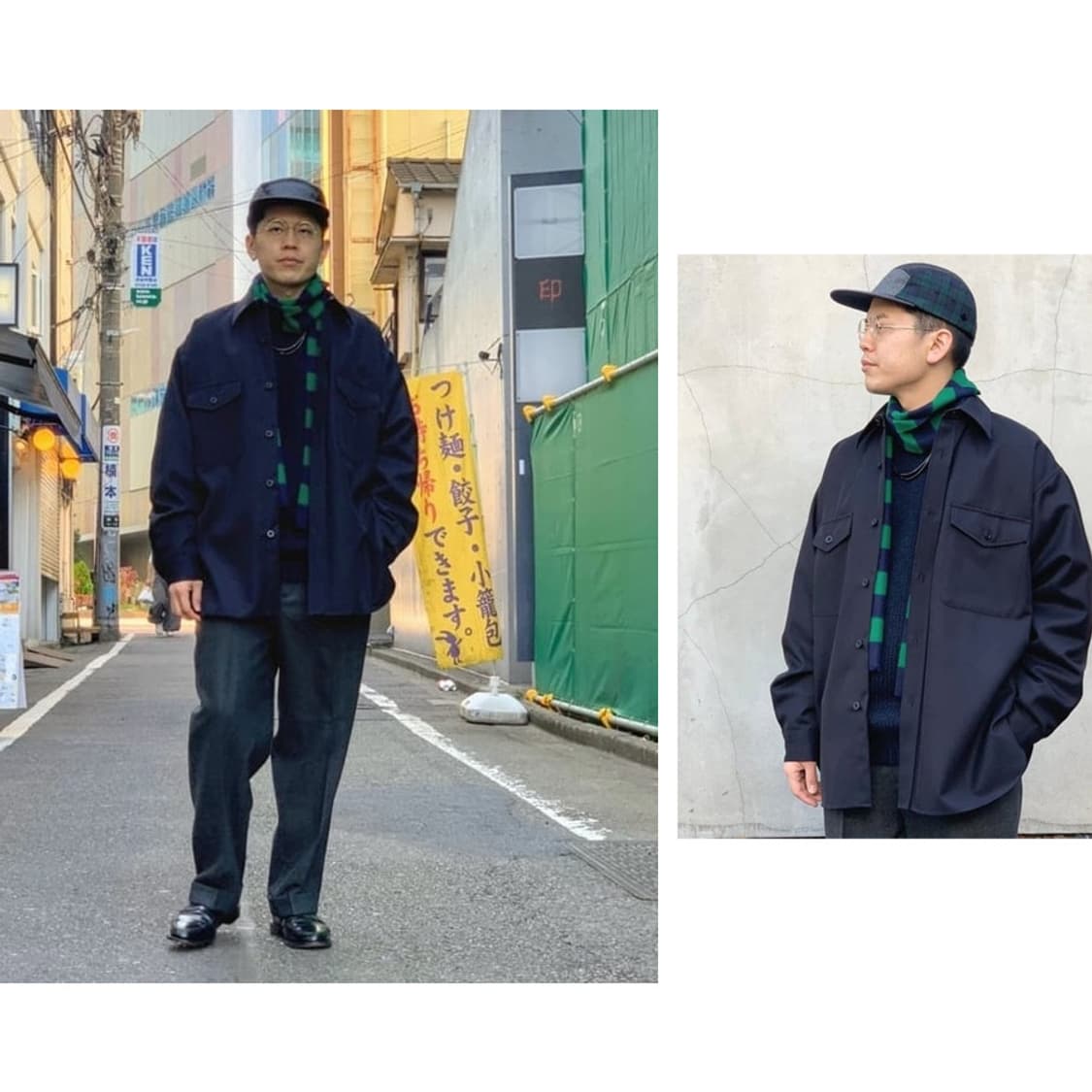 캡틴선샤인 울 CPO 셔츠 자켓 38사이즈 상품이미지2