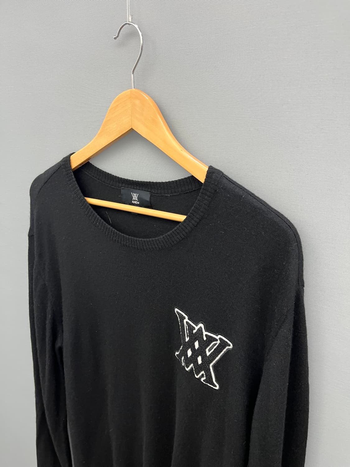 어뉴골프 남성 부클자수 캐시미어풀오버 22년1월 상품이미지3