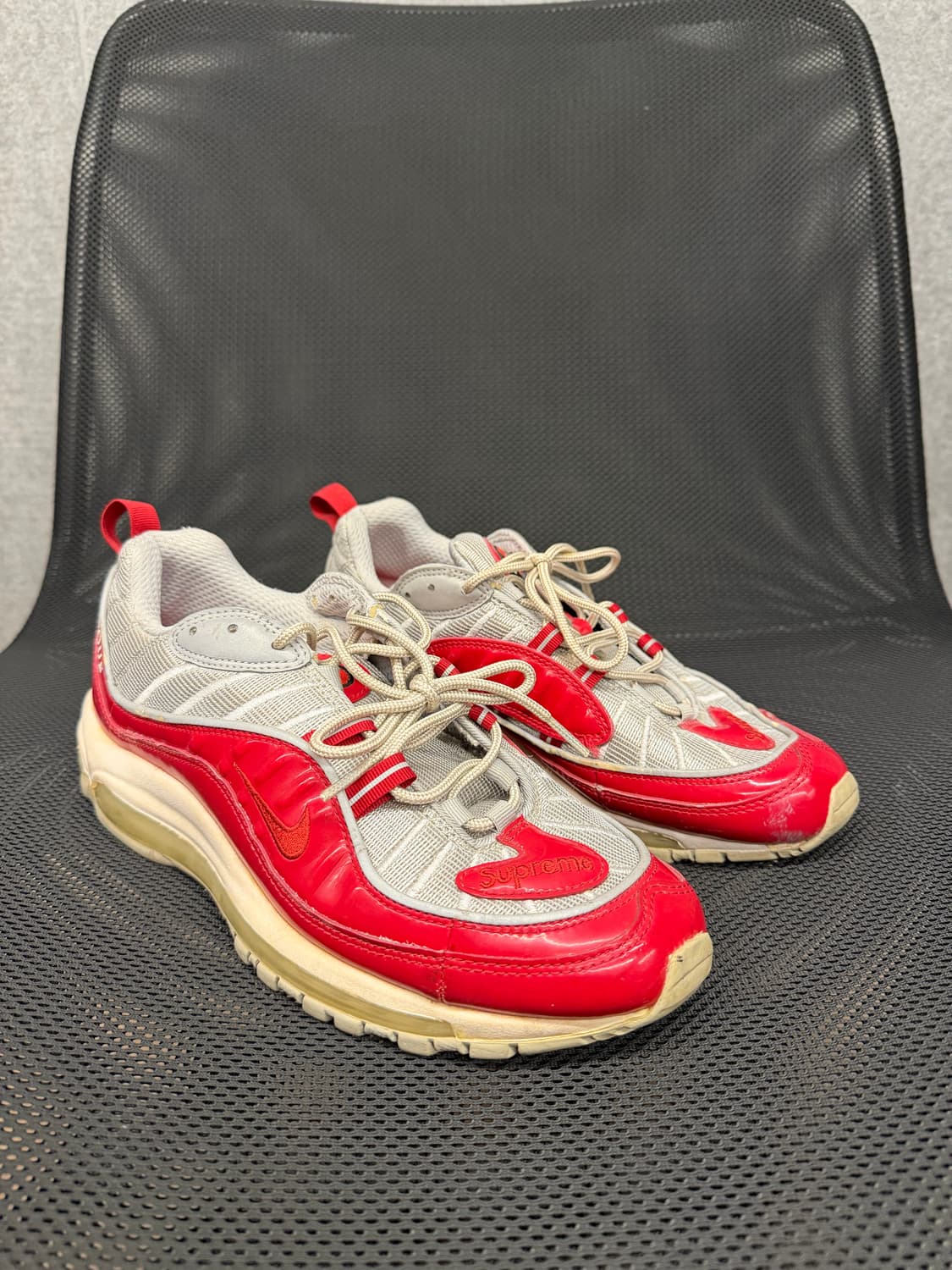 슈프림x나이키맥스 98 바시티 레드 상품이미지1