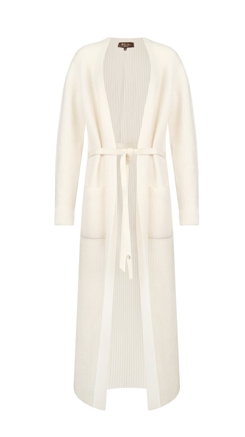 로로피아나 여성 니트가디건 55 벨티드 캐시미어 롱가디건 AC97 상품이미지8